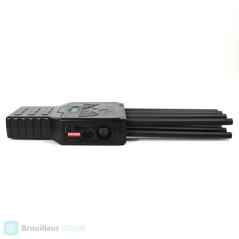 808HD Noir, Brouilleur Portable Bluetooth Et WIFI (Couverture : 5