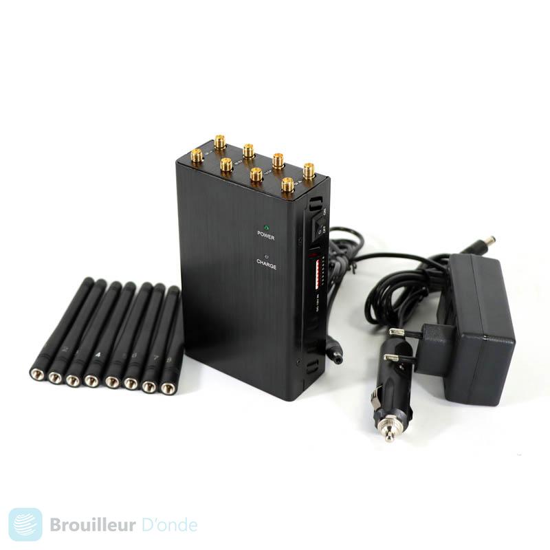 Brouilleur de téléphone 6 antennes omnidirectionnelles ⇒ Player Top ®