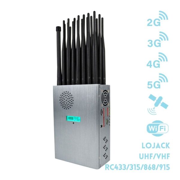 Brouilleur de fréquence professionnel GSM 3G UHF VHF à fréquence